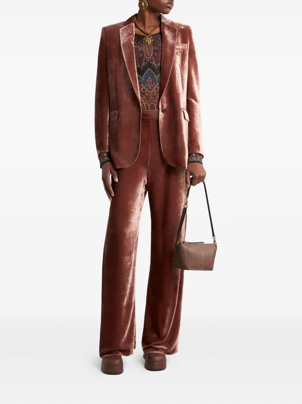 ETRO Single Button Blazer