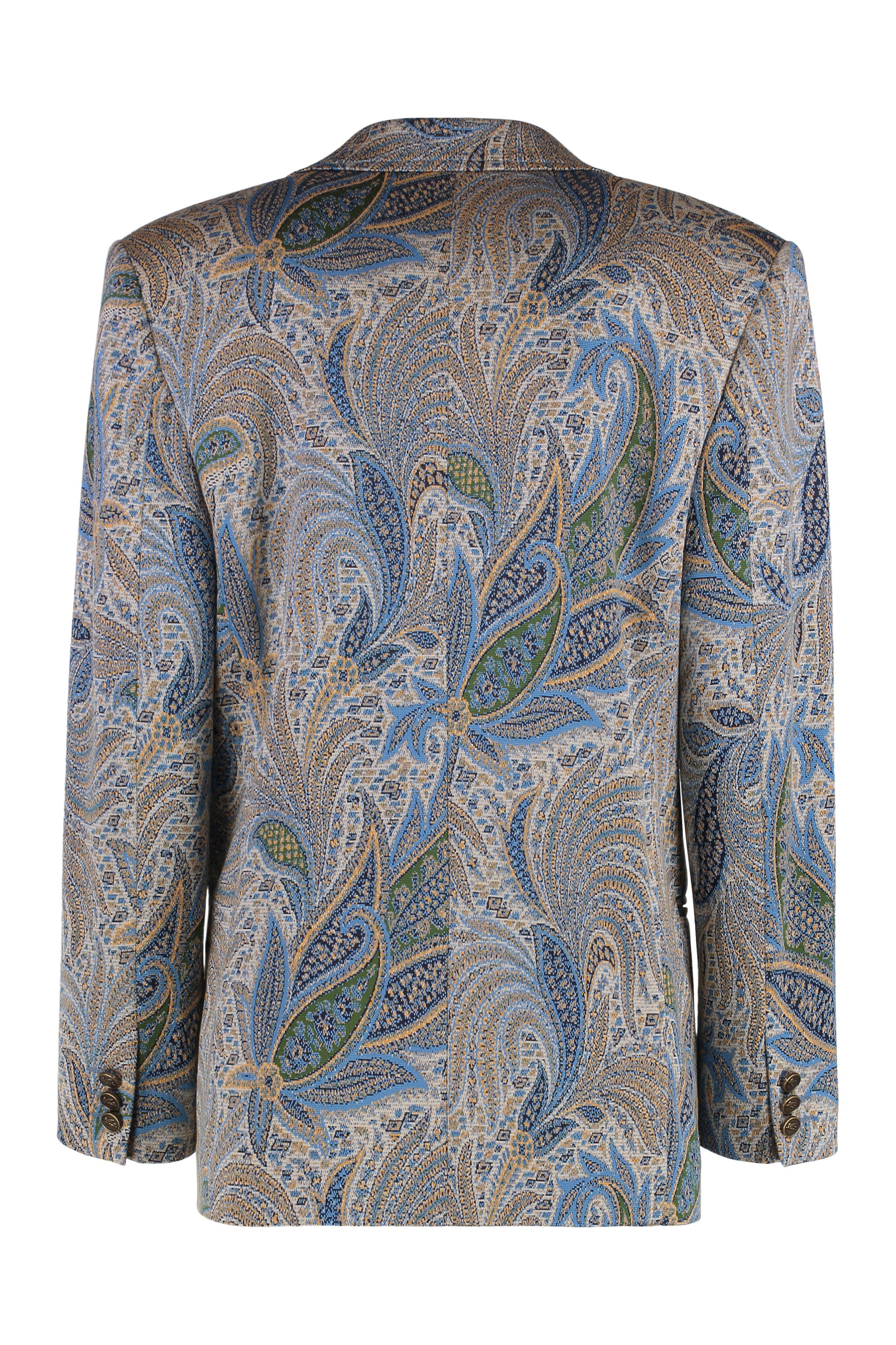 ETRO Double-Breasted Jacket With Paisley Motif