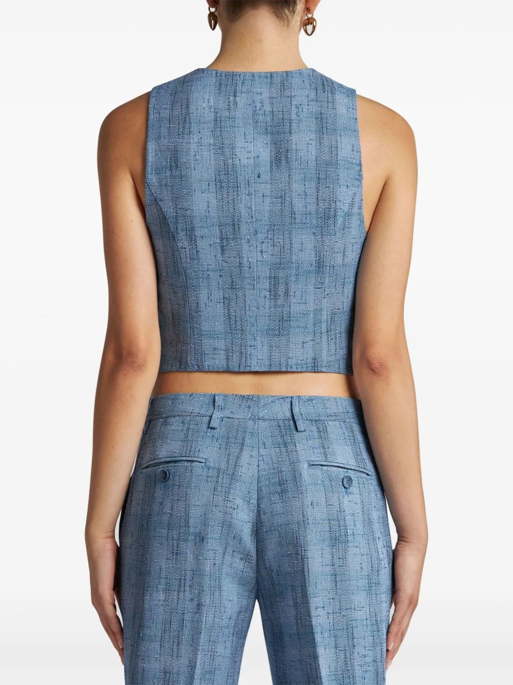 ETRO Women's Slub Waistcoat - Size 36