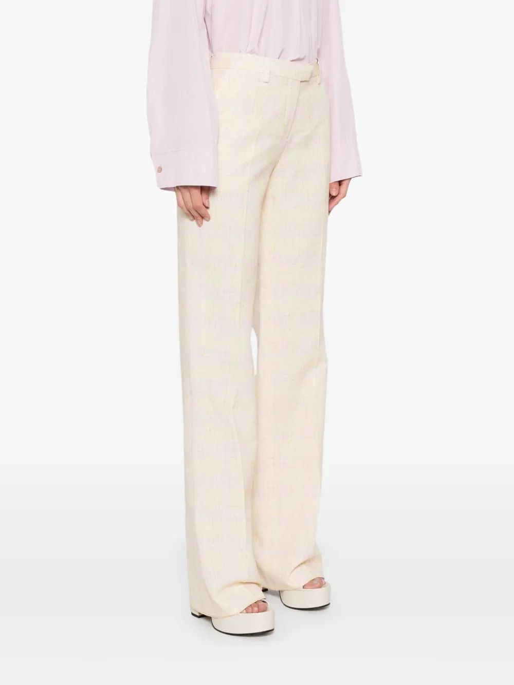 ETRO Checkered Design Trousers for Women - Size 36