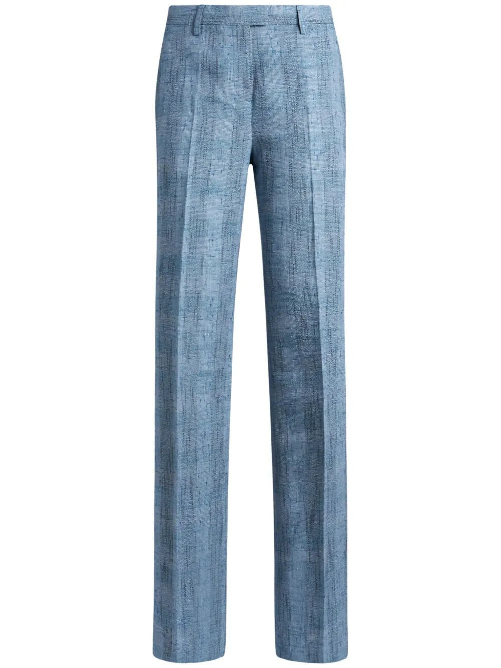 ETRO Checkered Design Trousers for Women - Size 36