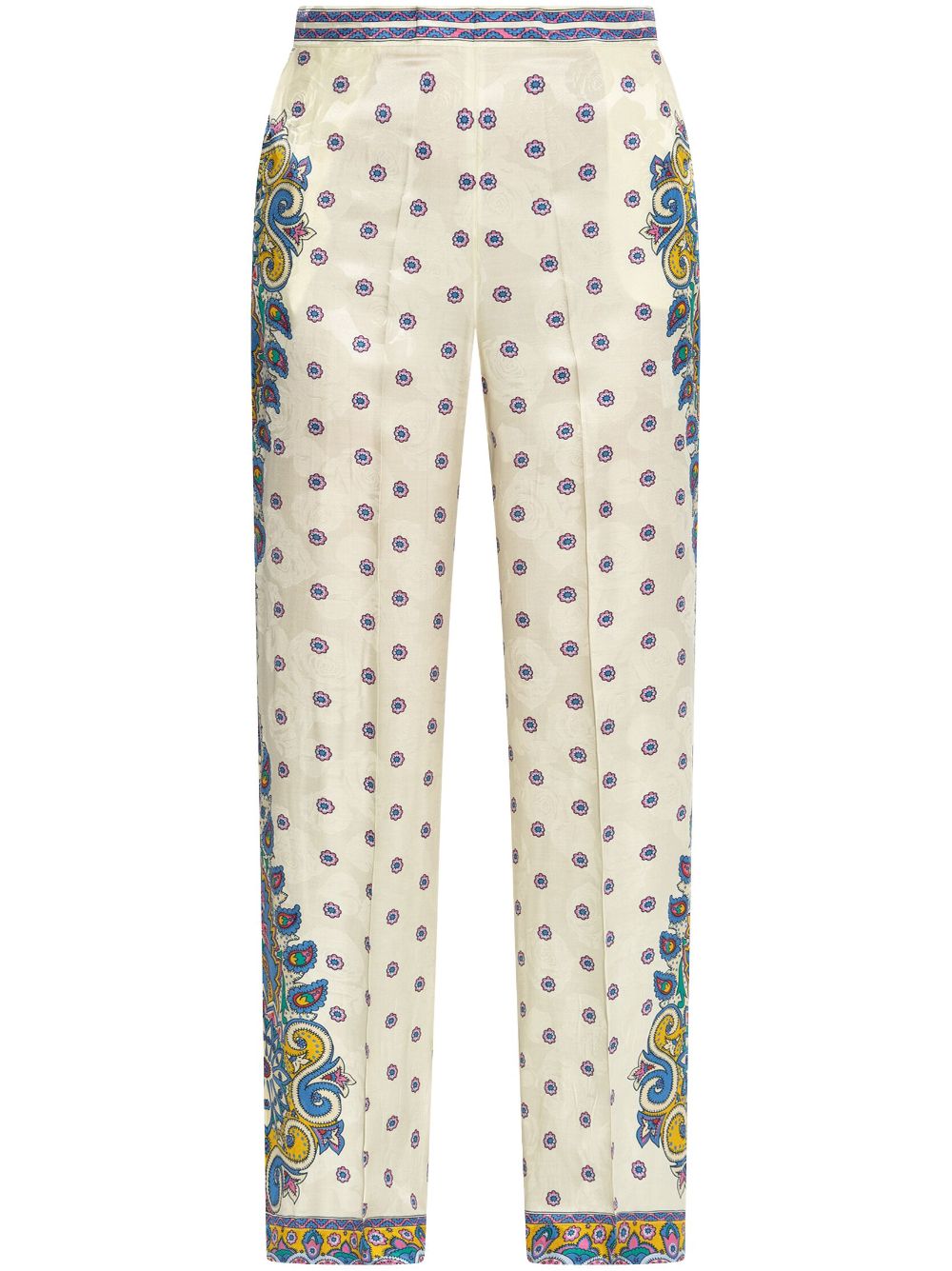ETRO Women's Mini Natural Pants with Abstract Print