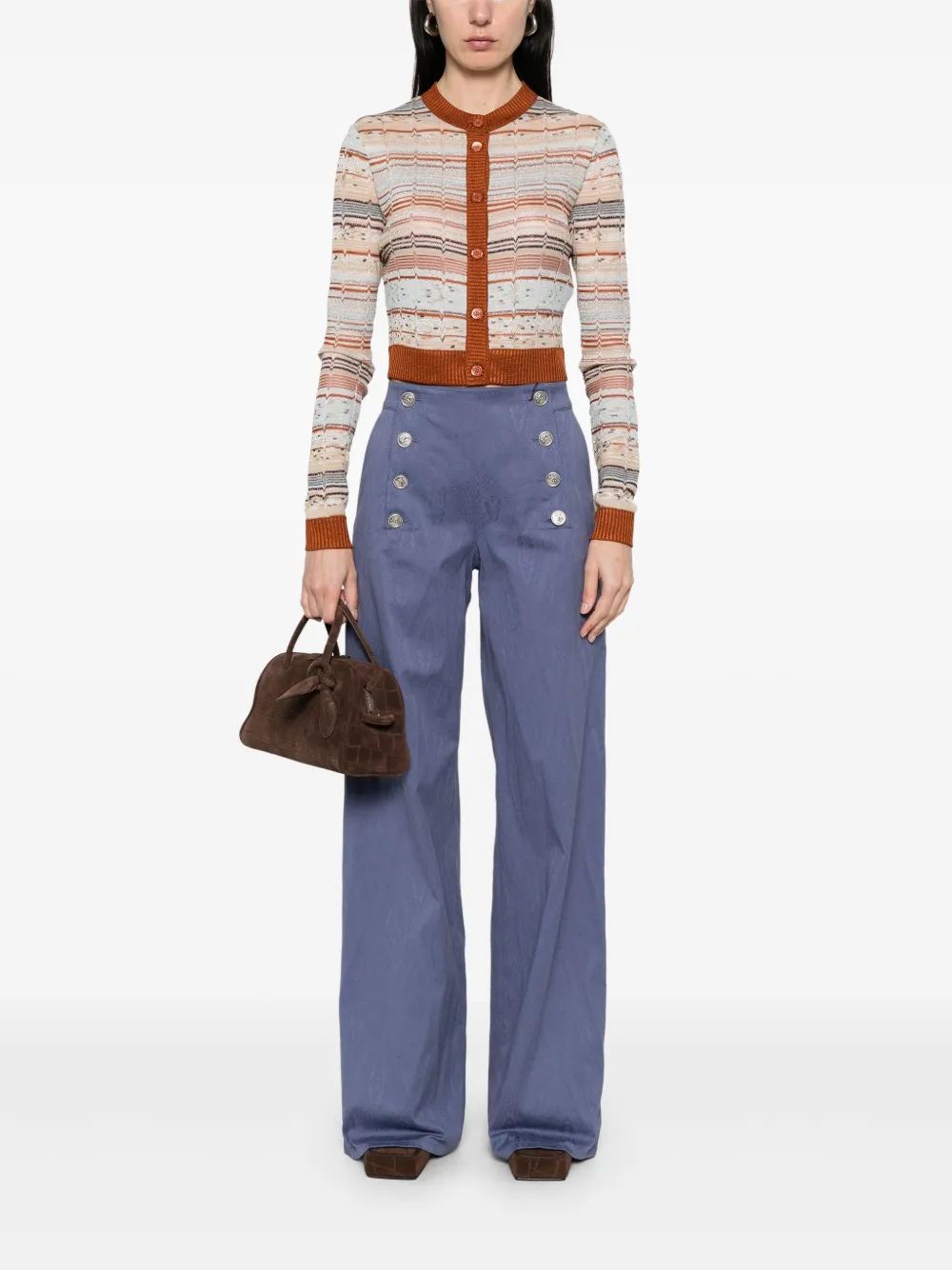 ETRO Jacquard Trousers for Women - SS25