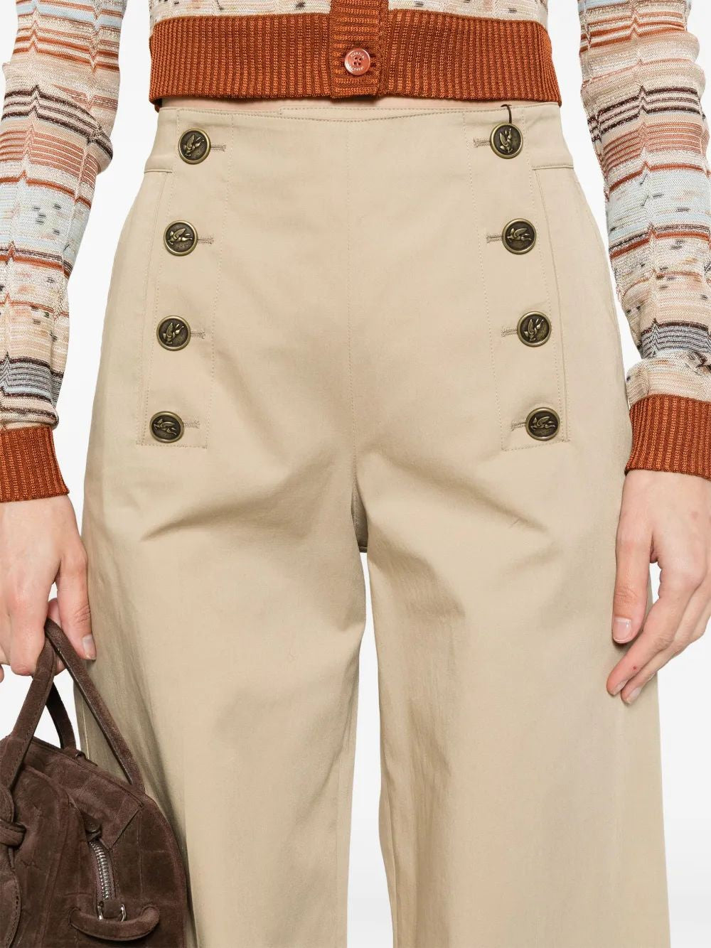 ETRO Panel Detail Trousers for Women