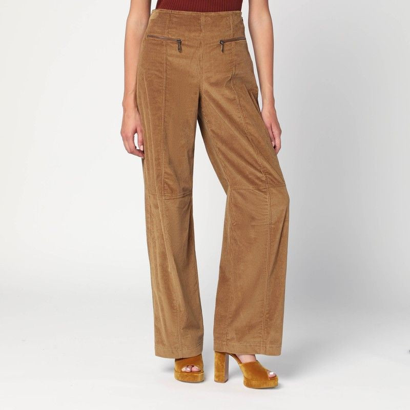 ETRO Velvet Palazzo Pants - Women's FW25 Collection