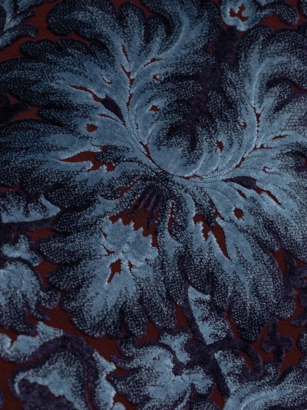 ETRO Damask-Pattern Velvet Midi Skirt