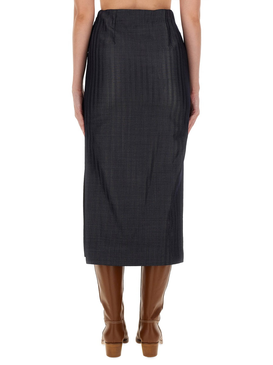 ETRO Wool Blend Pencil Skirt - Size 40