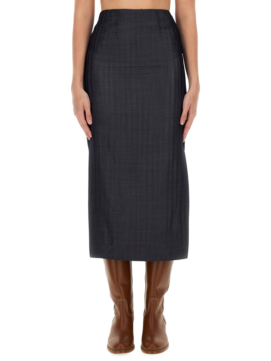 ETRO Wool Blend Pencil Skirt - Size 40