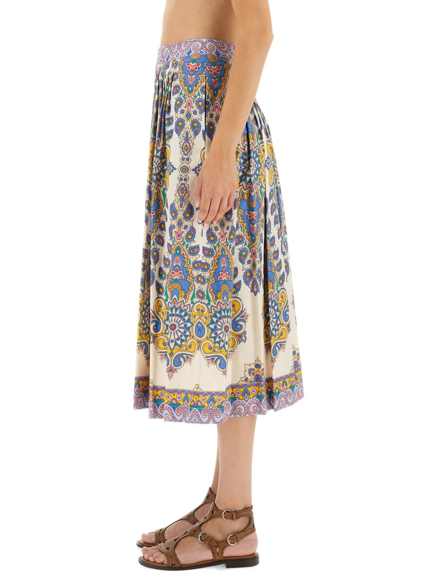 ETRO Paisley Print Midi Skirt - Size 40