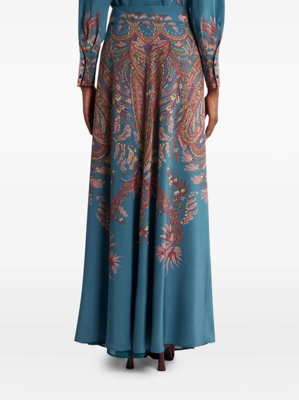 ETRO Paisley Print Long Skirt