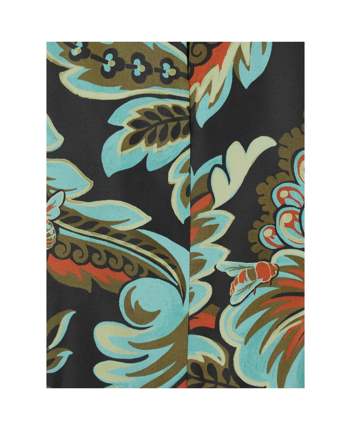 ETRO Floral Print Pleated Skirt - Fall/Winter 2025