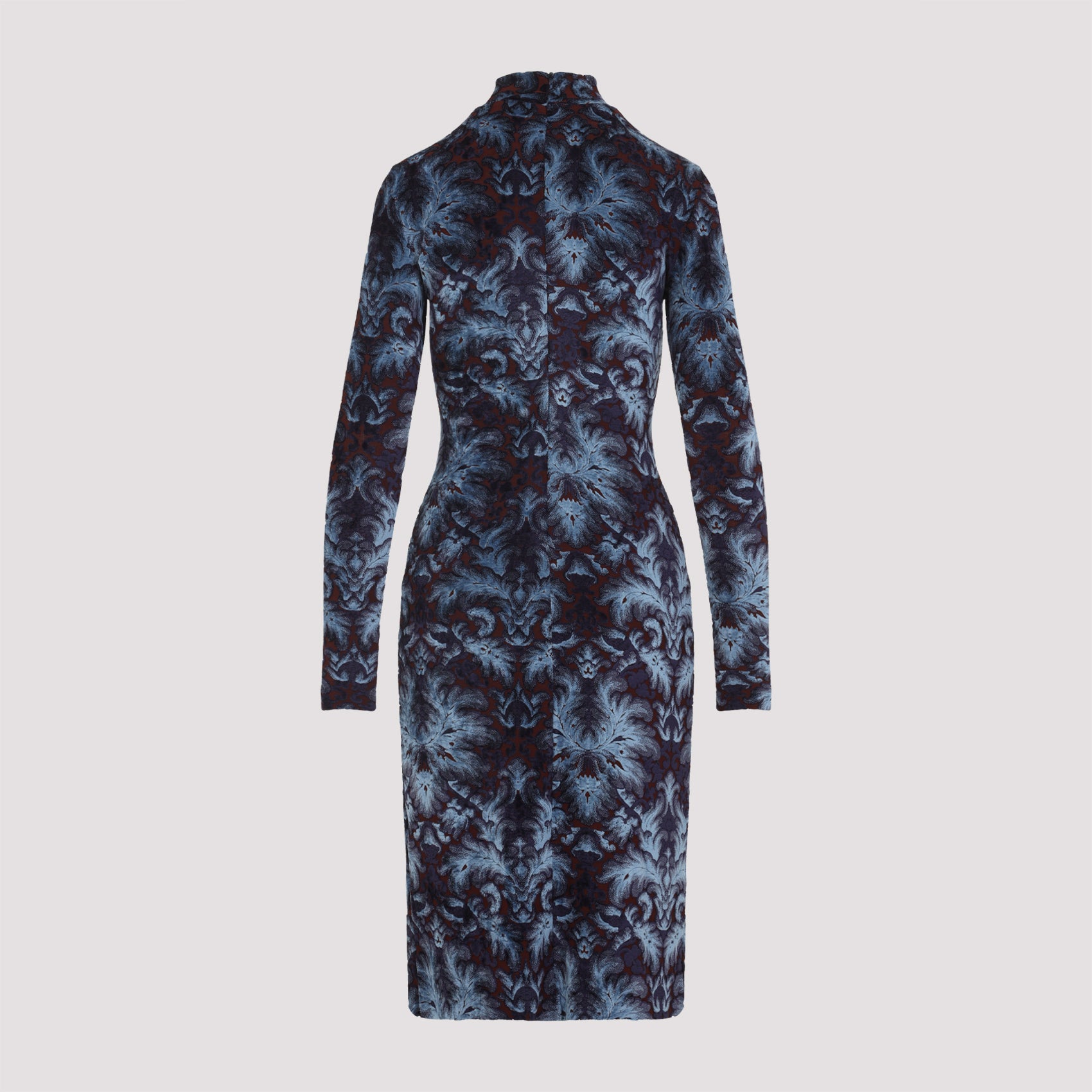 ETRO Chic Chenille Dress with Mock Turtleneck