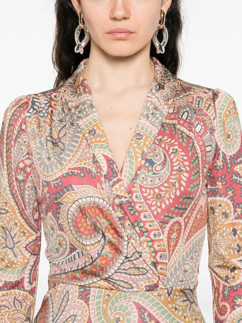 ETRO Paisley Print Wrap Dress
