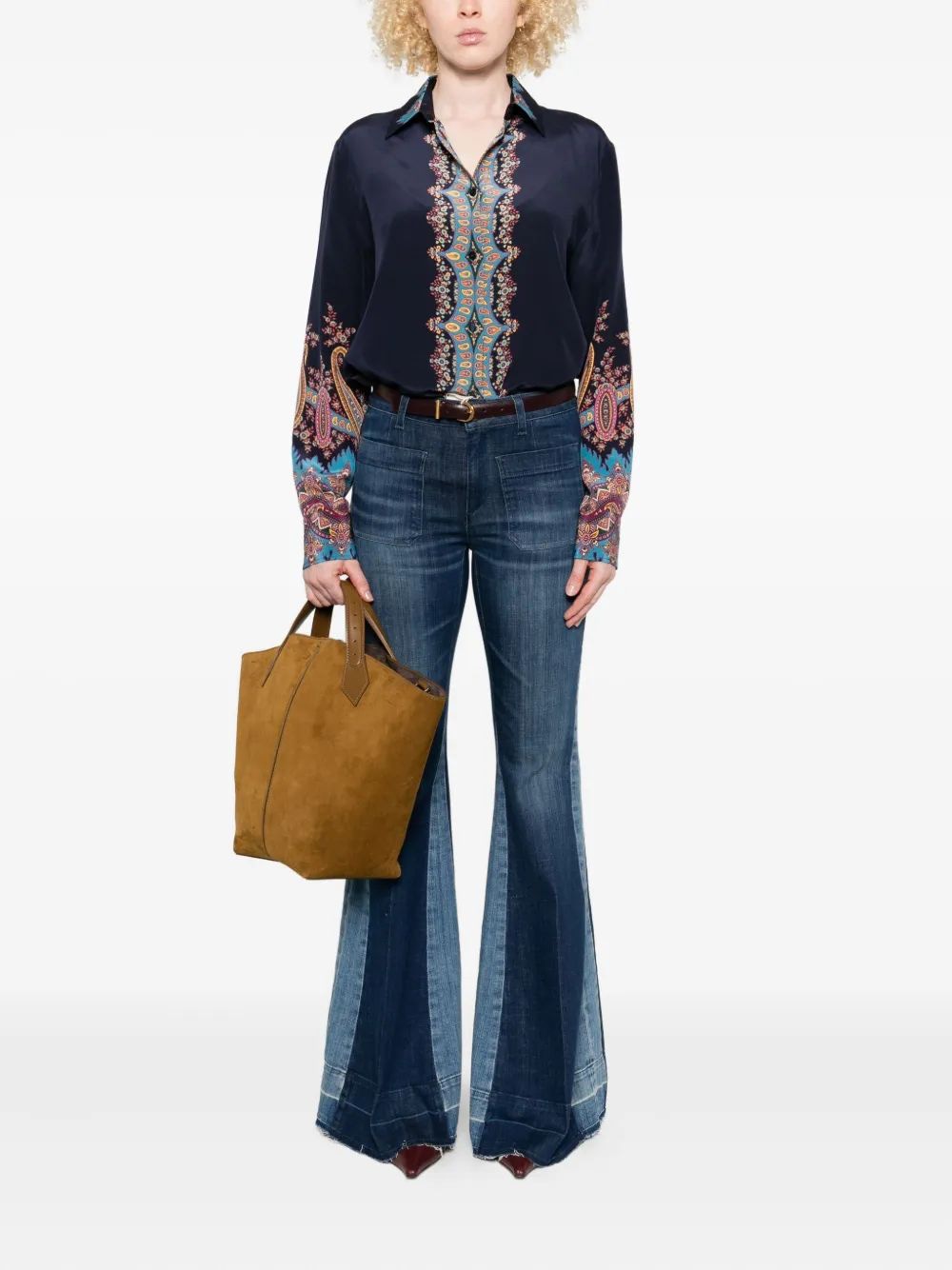 ETRO Printed Silk Shirt - Women, FW25