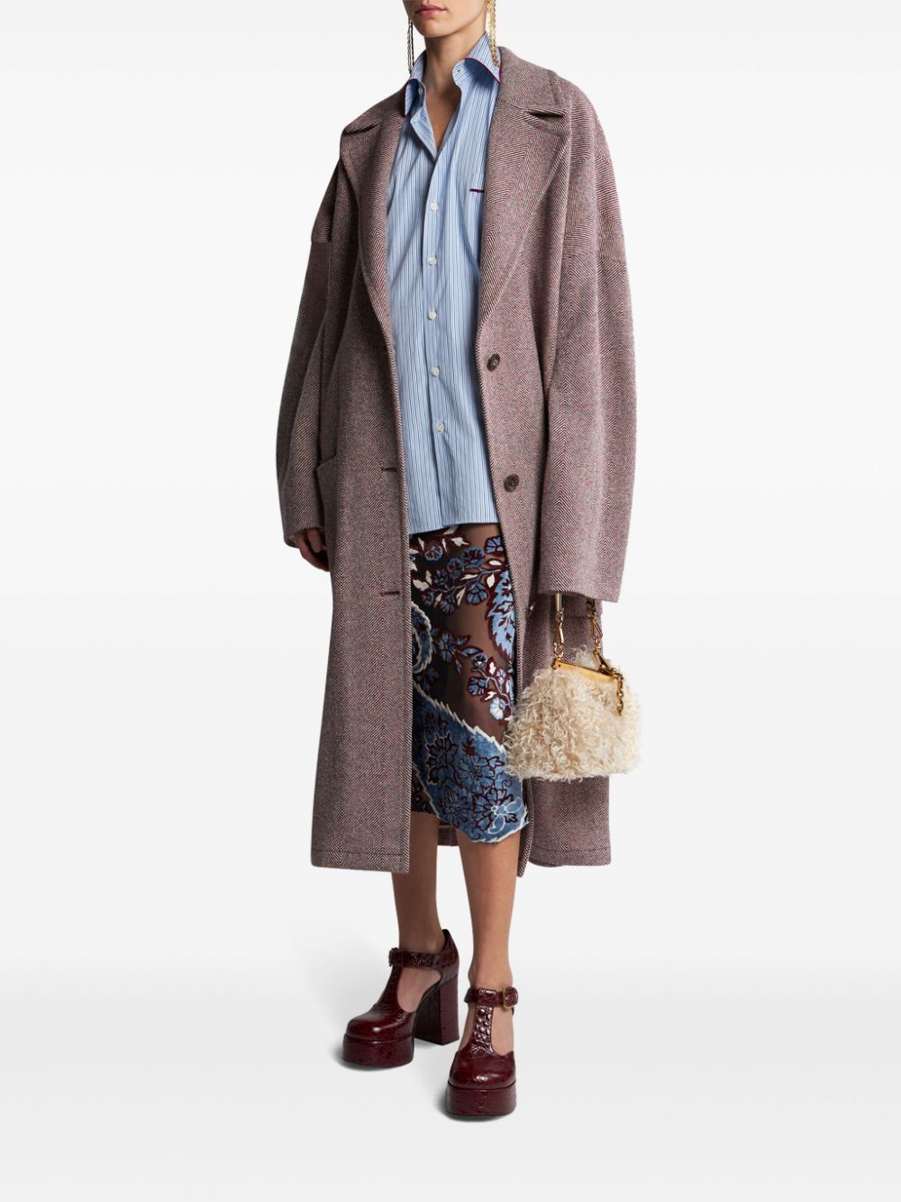 ETRO Vivid Striped Mini Shirt