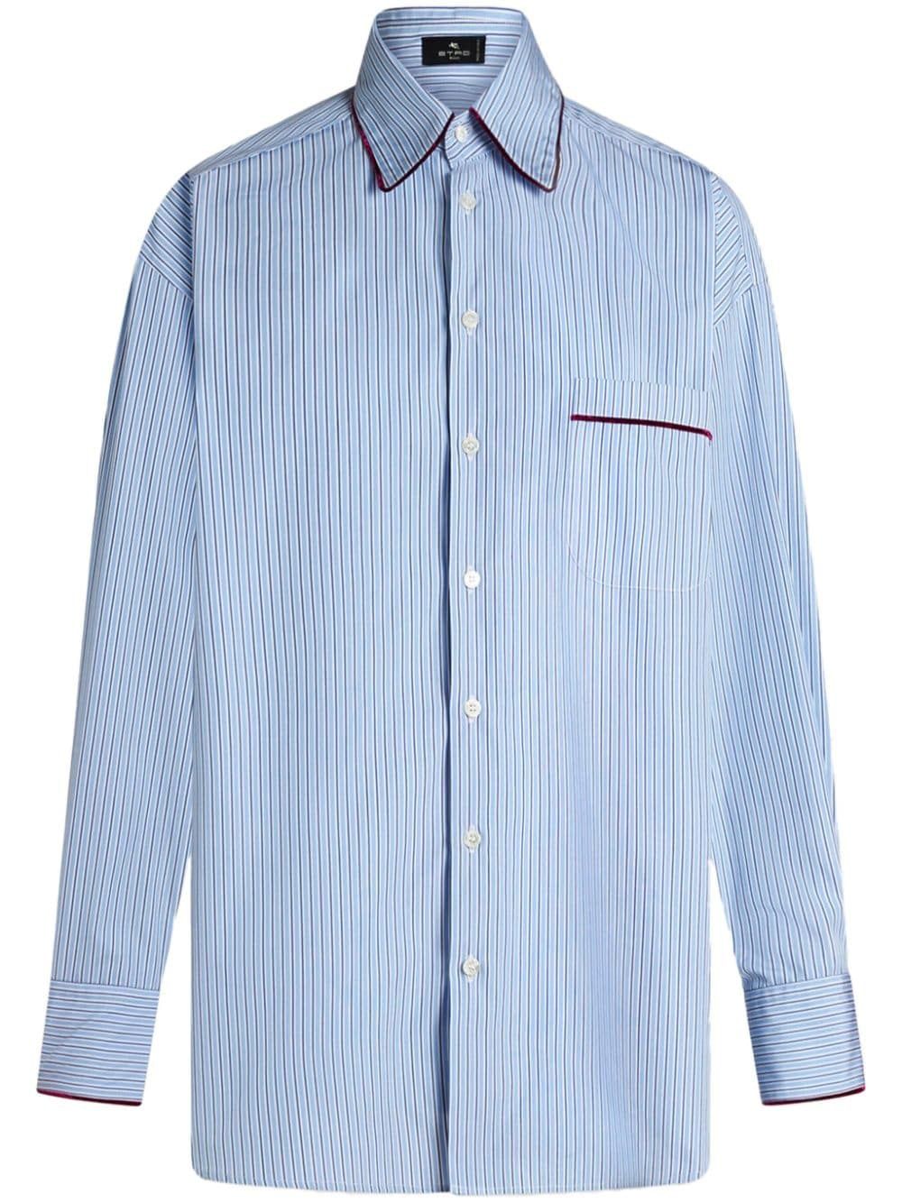 ETRO Vivid Striped Mini Shirt