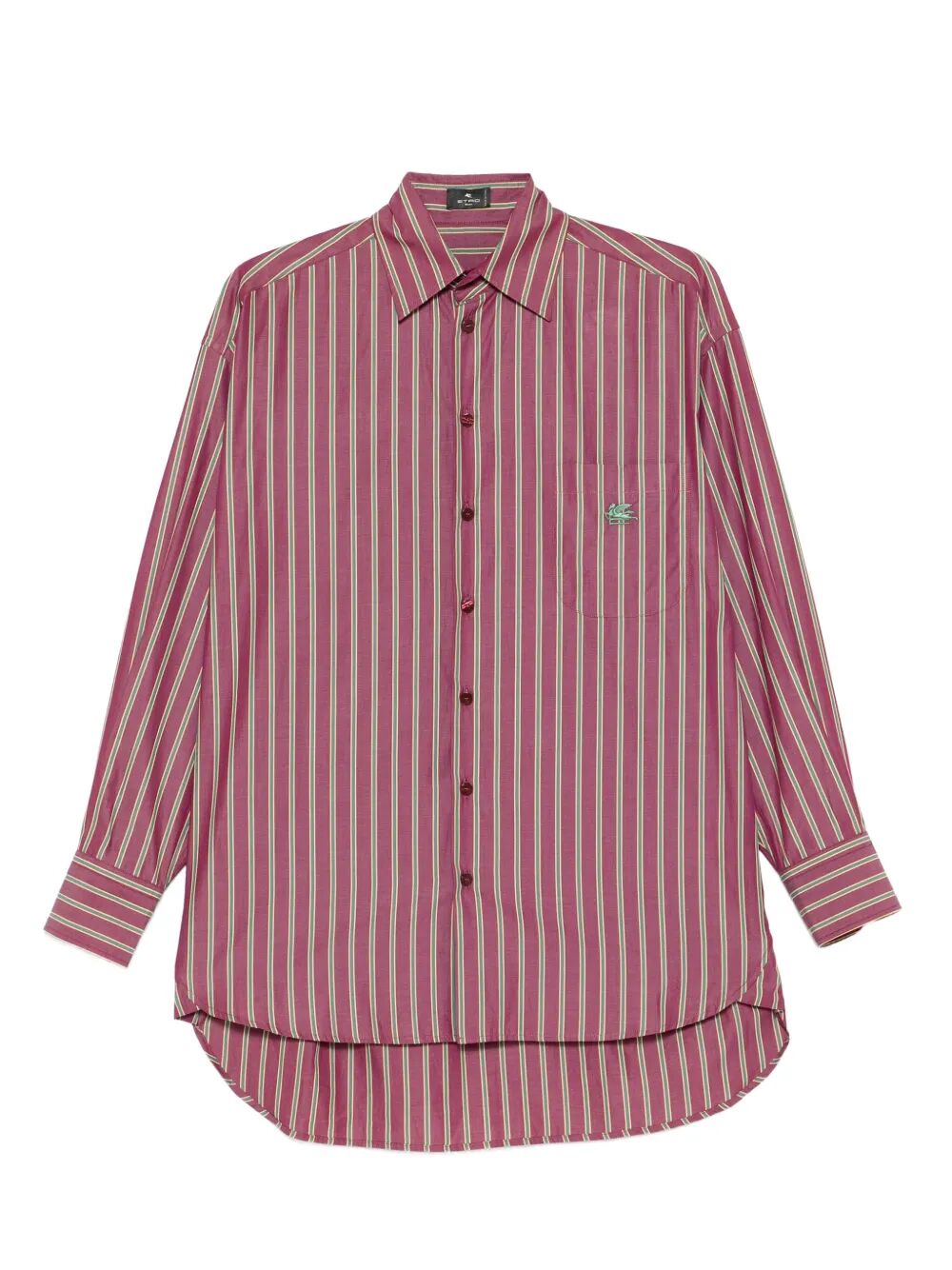 ETRO Loose Fit Striped Cotton Shirt