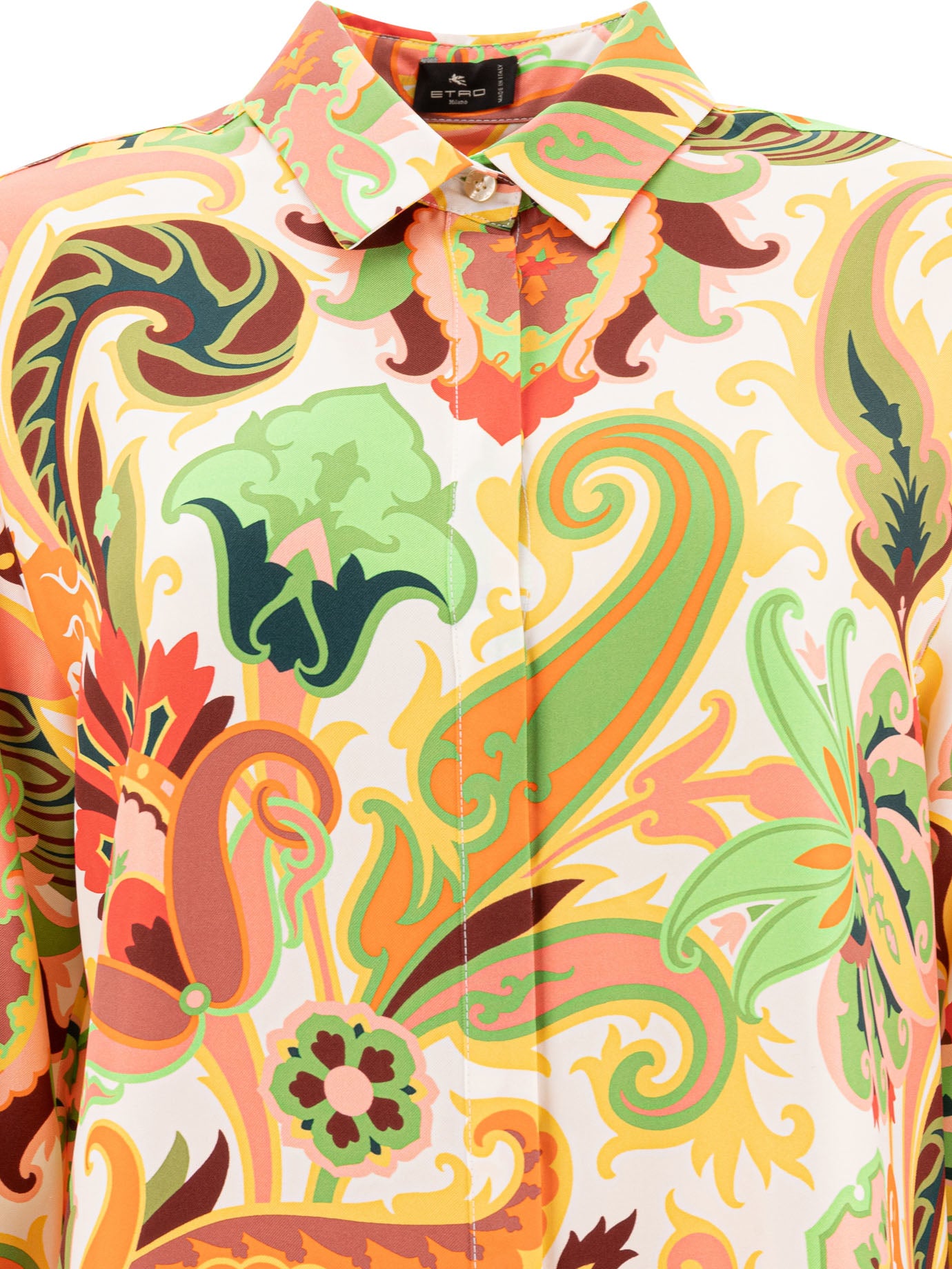 ETRO Silk Paisley Shirt - Women’s Classic Fit