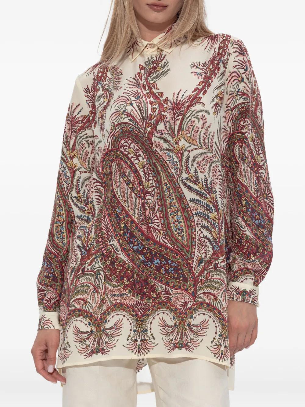 ETRO Paisley Pattern Silk Shirt for Women