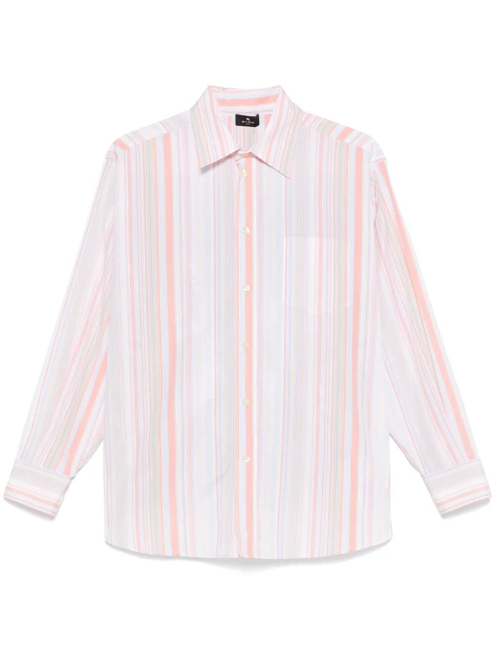 ETRO Striped Cotton and Silk Shirt for Women