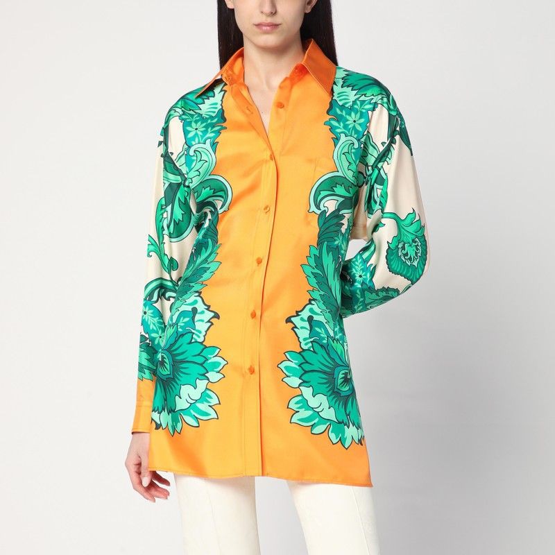 ETRO Floral Print Shirt with Knotted Detail for Women