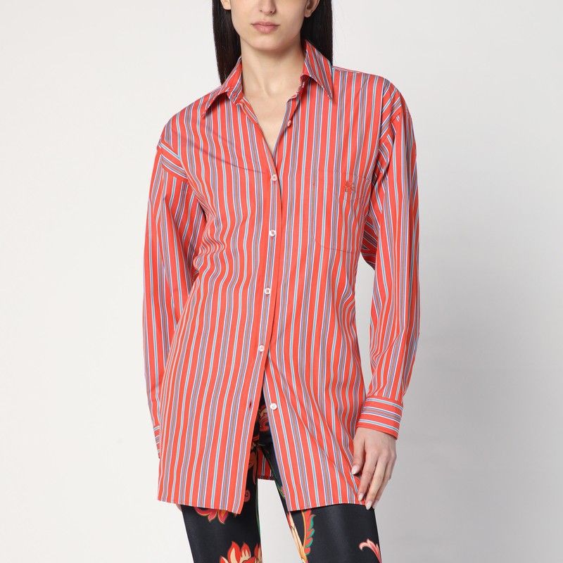 ETRO Striped Shirt with Knotted Detail for Women