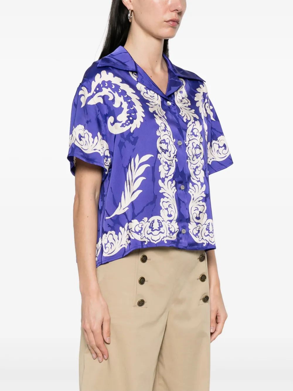 ETRO Floral Print Viscose Shirt
