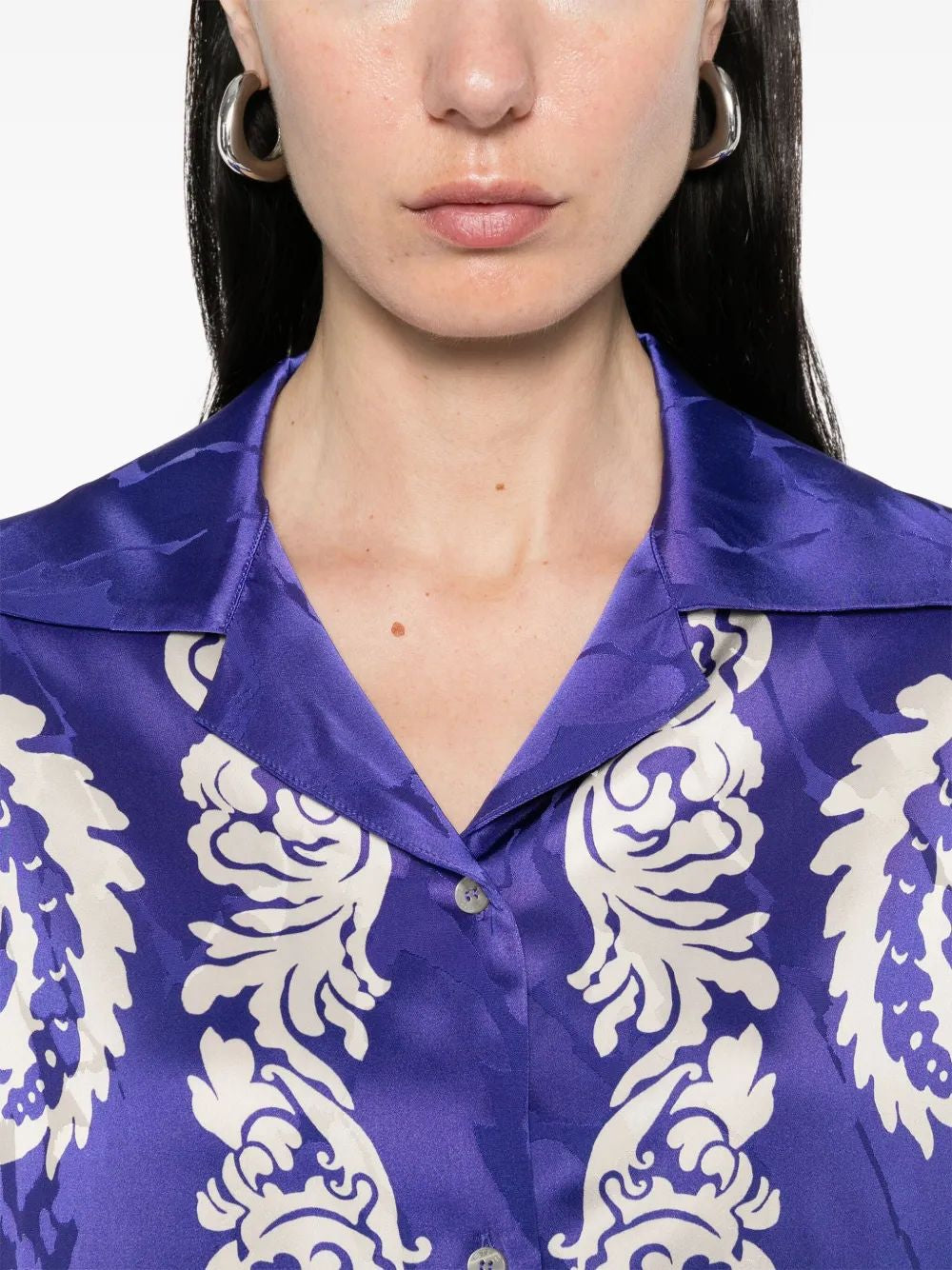 ETRO Floral Print Viscose Shirt