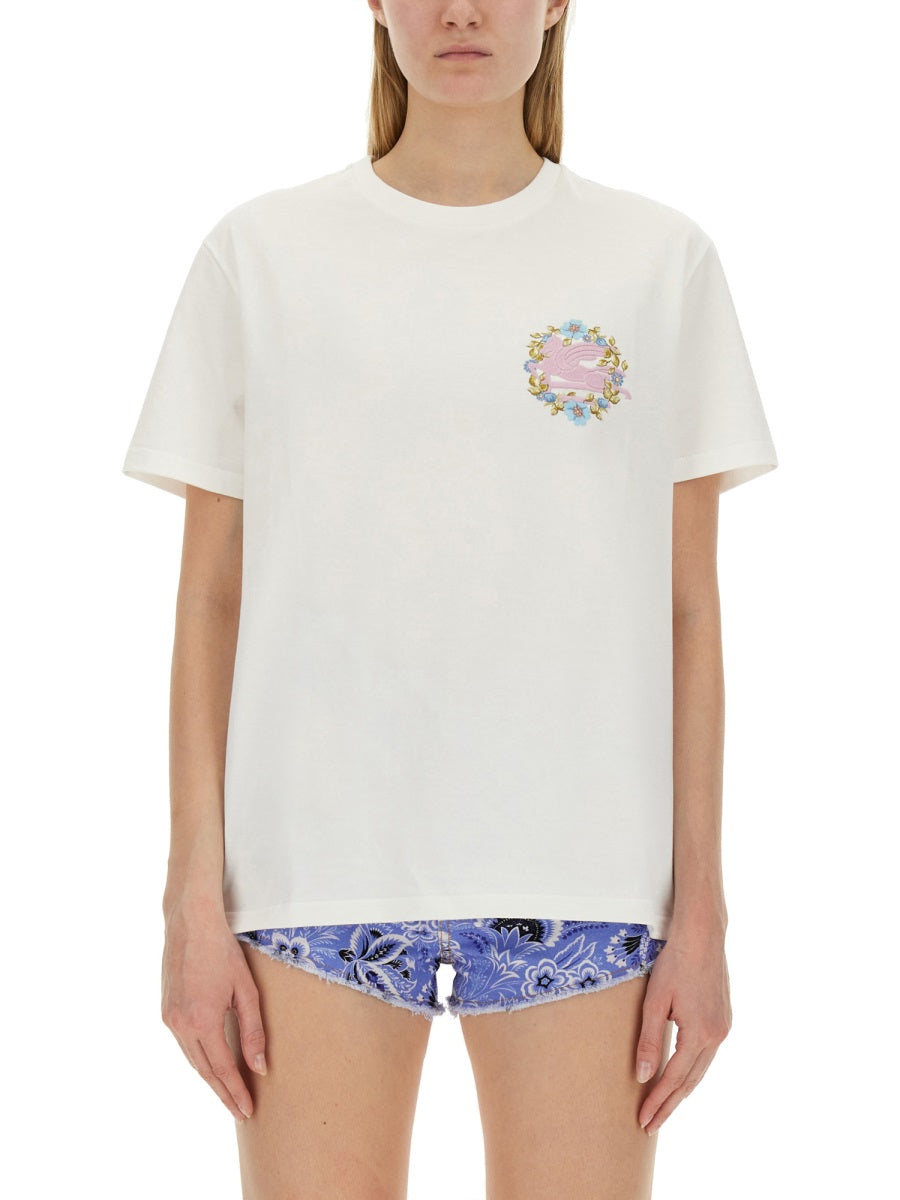 ETRO Logo T-Shirt for Women - Size S