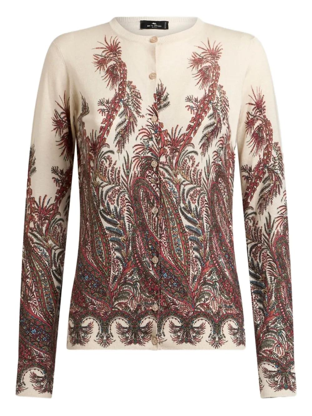 ETRO Paisley Print Cardigan