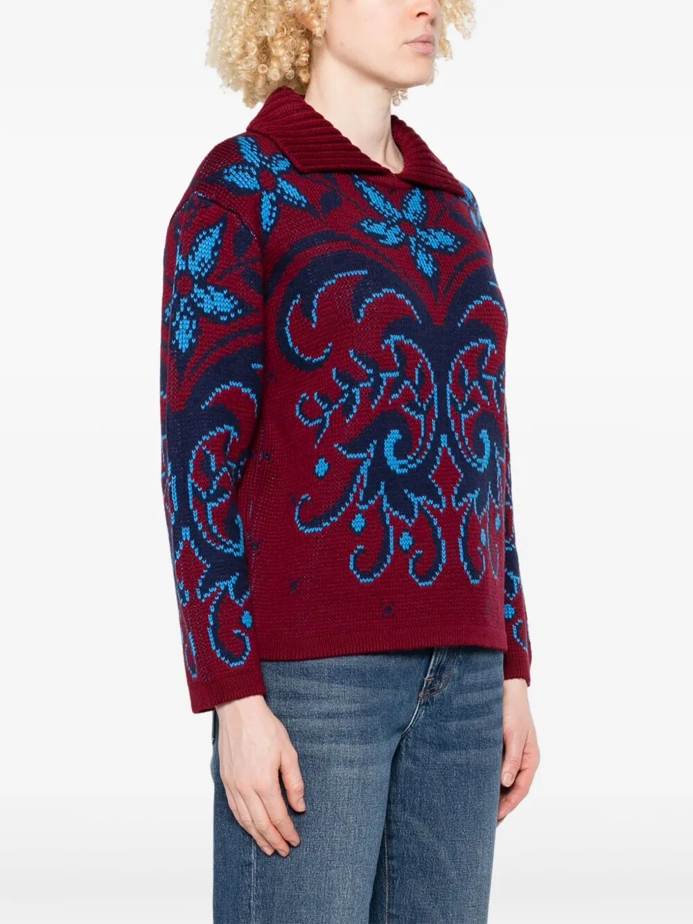 ETRO Patterned Wool Sweater