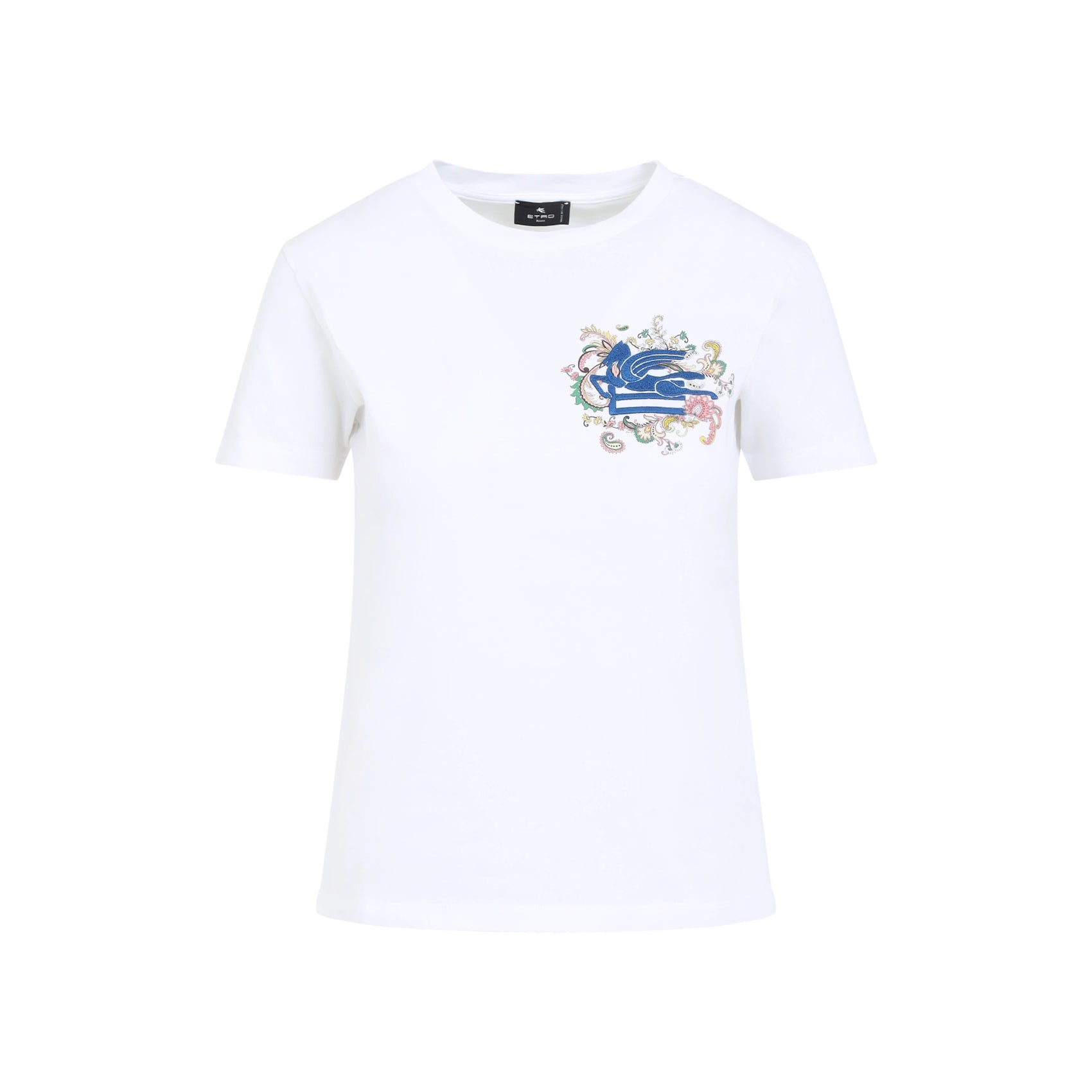 ETRO Cotton Crew-Neck T-Shirt for Women