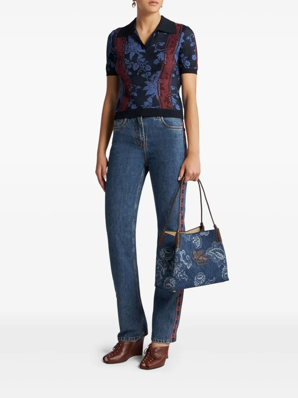 ETRO Stylish Side Appliqué Jeans for Women