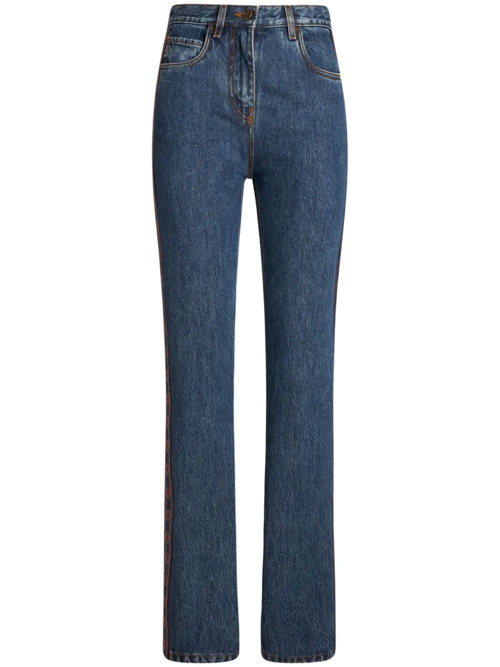 ETRO Stylish Side Appliqué Jeans for Women