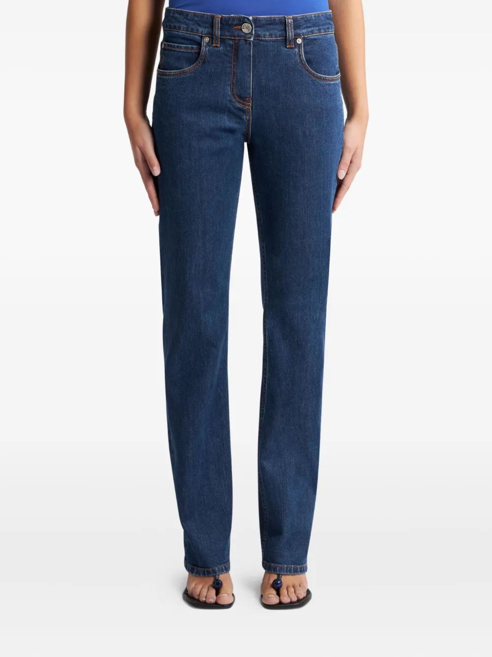 ETRO Women's Embroidered Rear Jeans