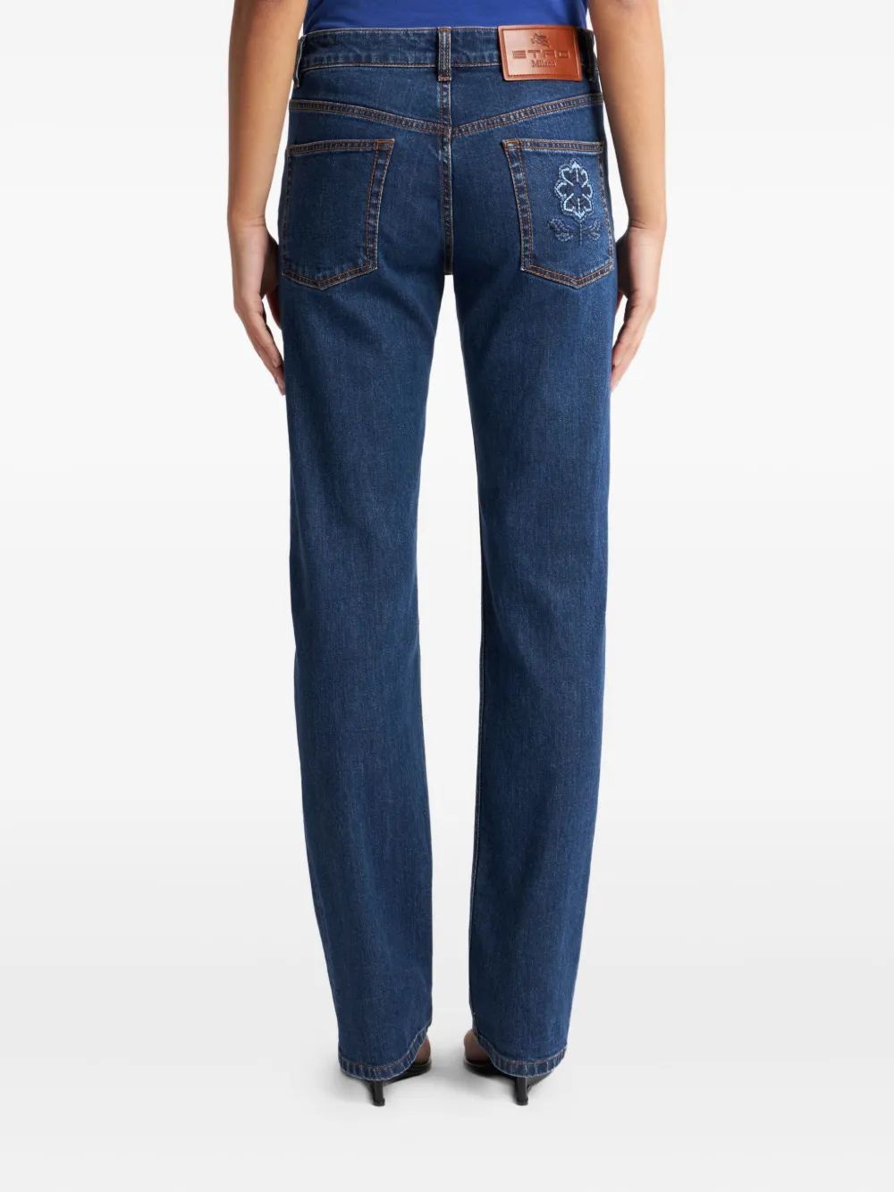 ETRO Women's Embroidered Rear Jeans