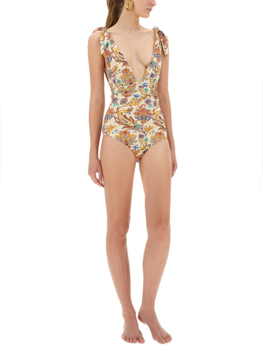 ETRO Women's Printed One-Piece Swimsuit - Size S