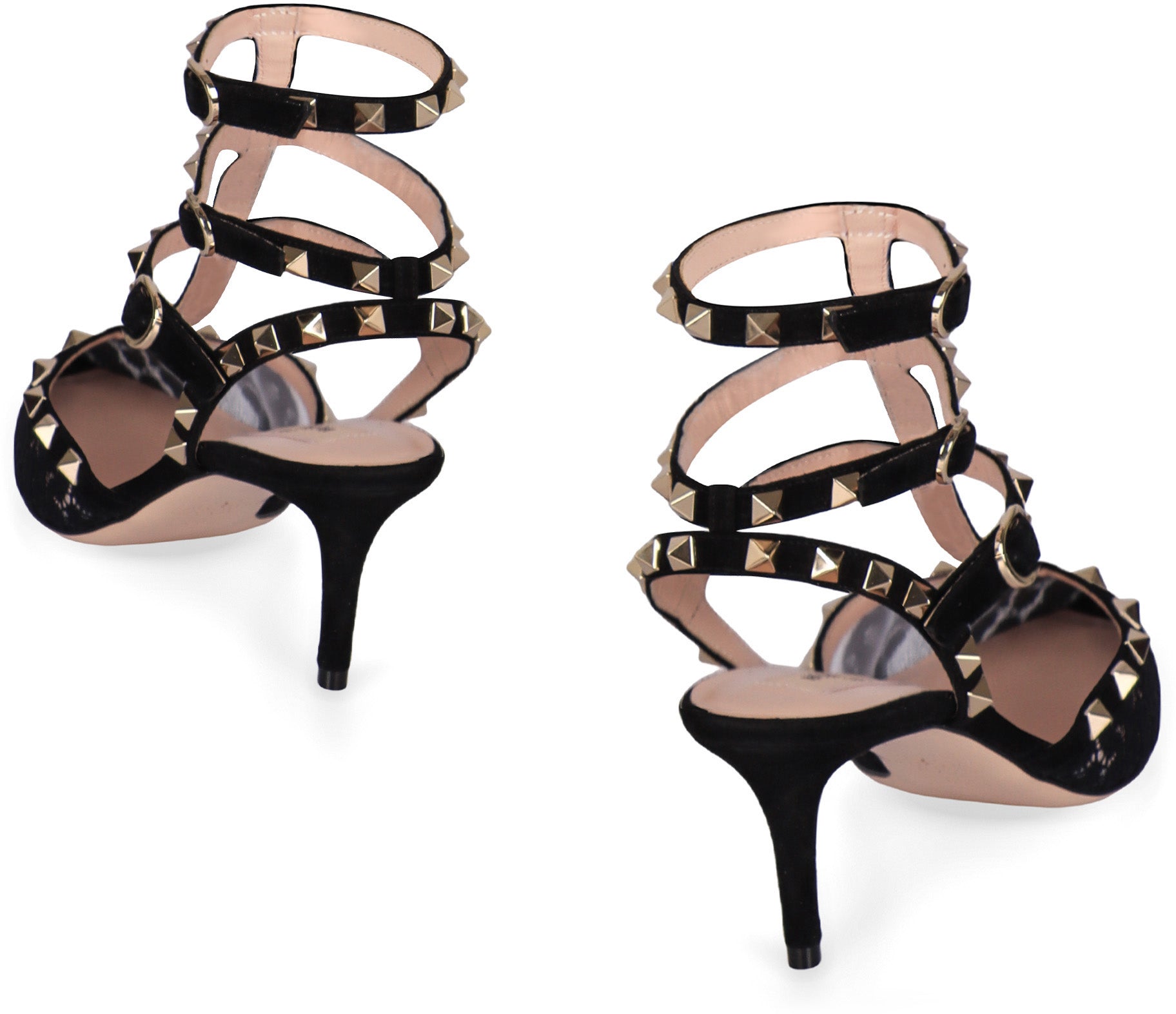 VALENTINO GARAVANI Elegant Pointed Toe Stiletto Pumps with Adjustable Straps