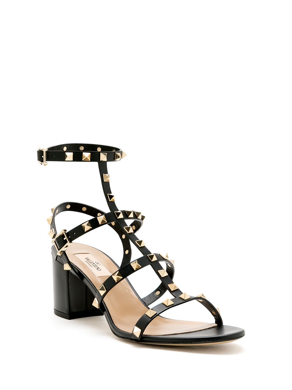 VALENTINO GARAVANI Rockstud Leather Sandals for Women
