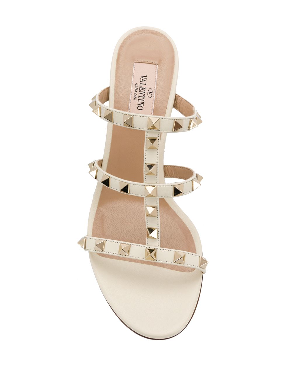 VALENTINO GARAVANI Rockstud Leather Sandals for Women