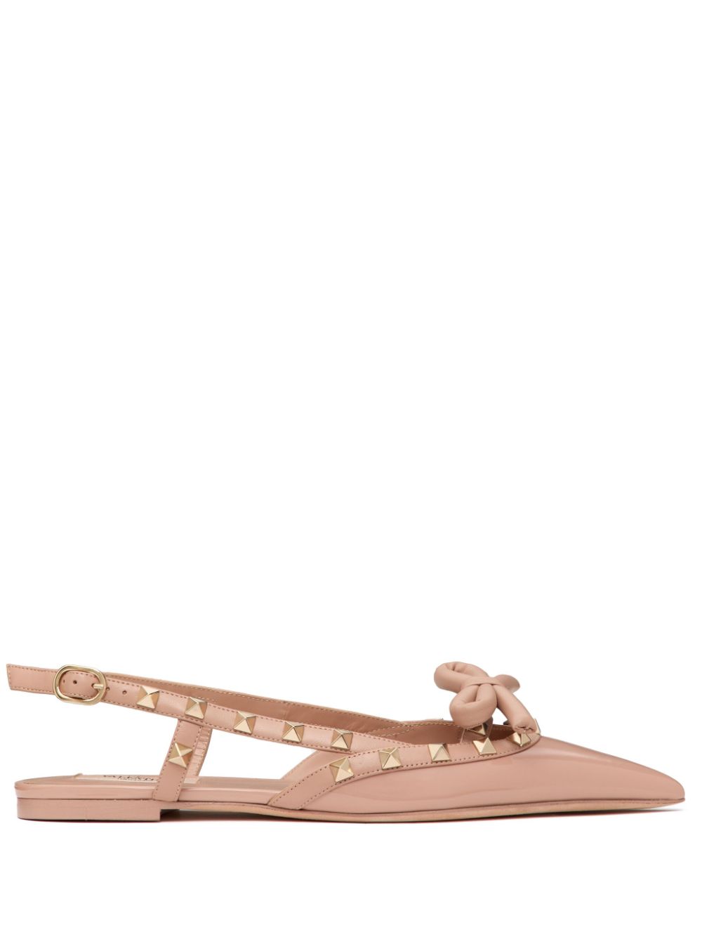 VALENTINO GARAVANI Slingback Rockstud Ballet Flat