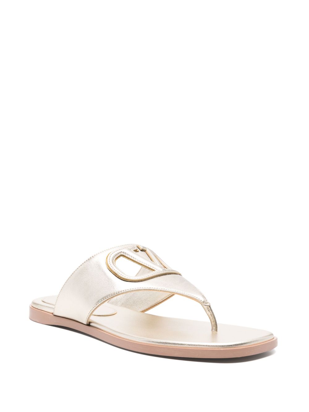VALENTINO GARAVANI Cut-Out Leather Sandals