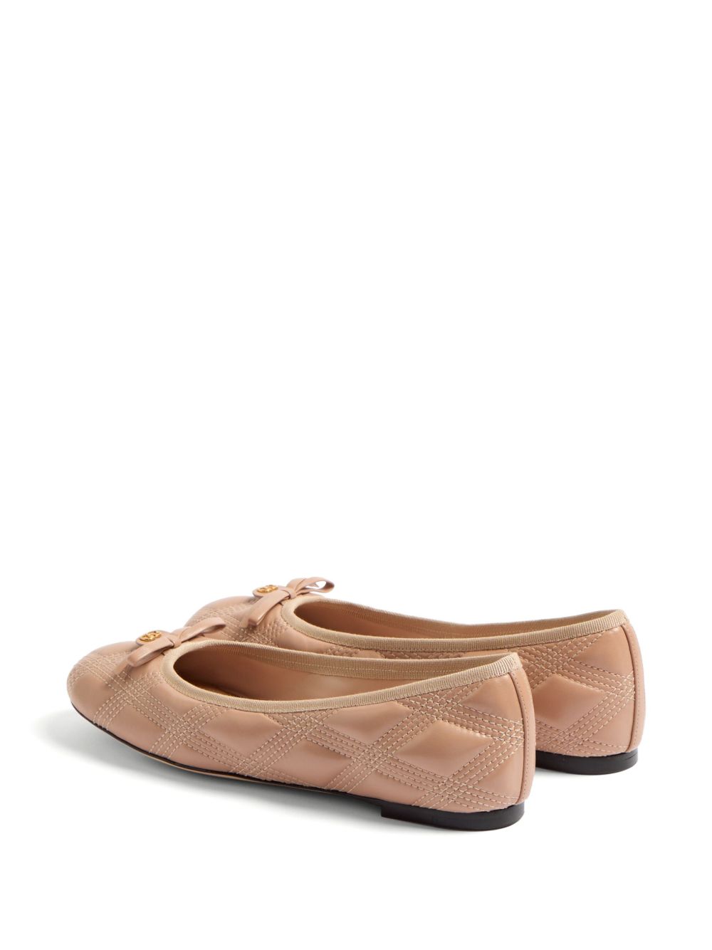 VALENTINO GARAVANI Quiltie 67 Leather Ballet Flats for Women