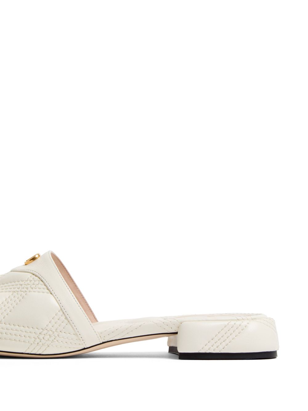 VALENTINO GARAVANI Open Toe Backless Sandals with VLogo Signature