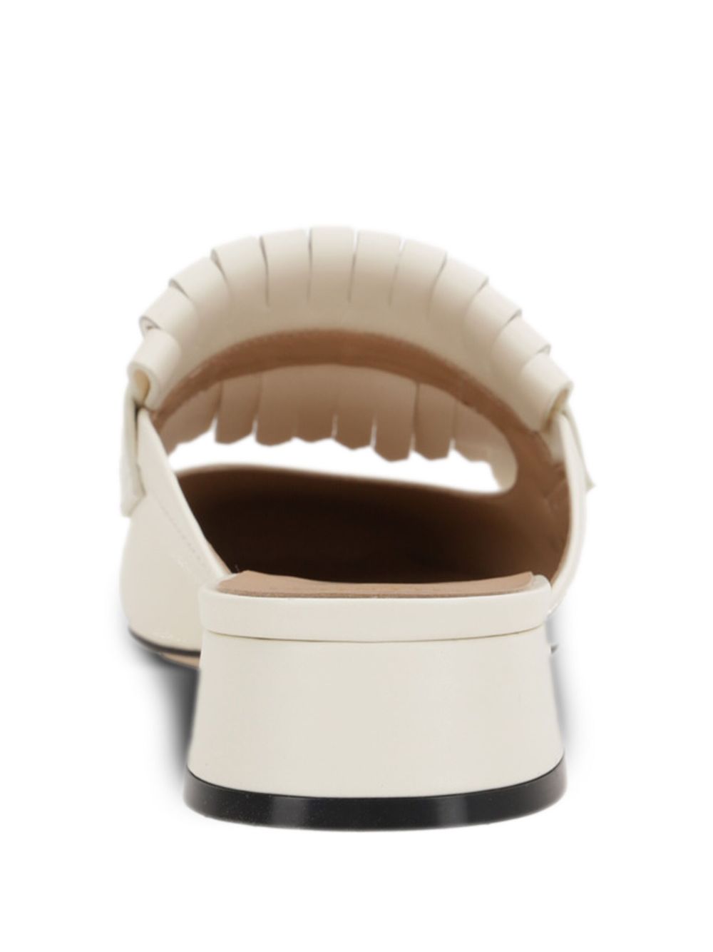 VALENTINO GARAVANI Signature Vlogo Slip-On Leather Slippers for Women