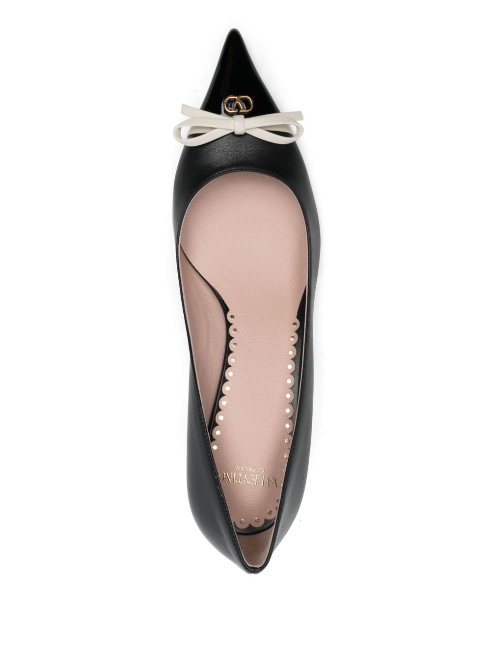 VALENTINO GARAVANI Pointed Toe Kitten Heel Pumps