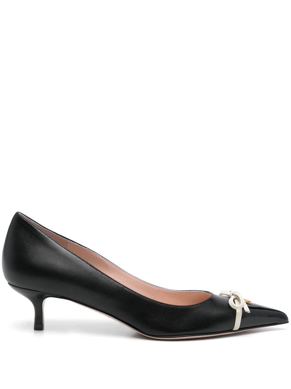 VALENTINO GARAVANI Pointed Toe Kitten Heel Pumps