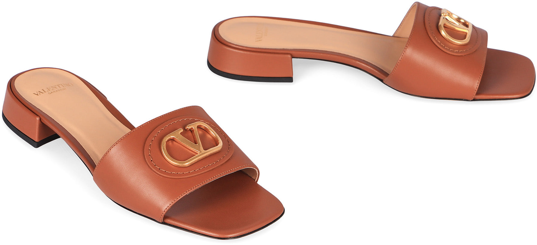 VALENTINO GARAVANI Vlogo Leather Sandals