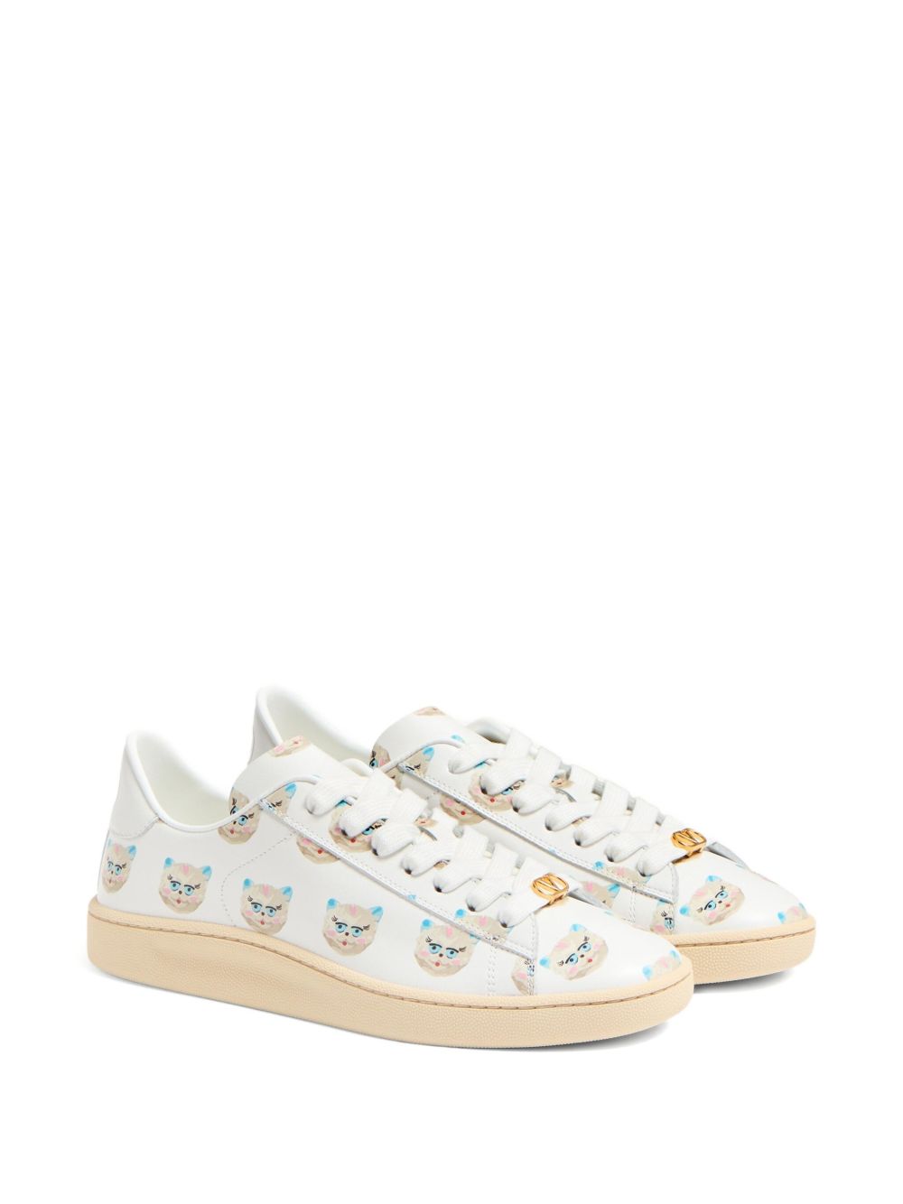 VALENTINO GARAVANI Royco Leather Sneakers for Women