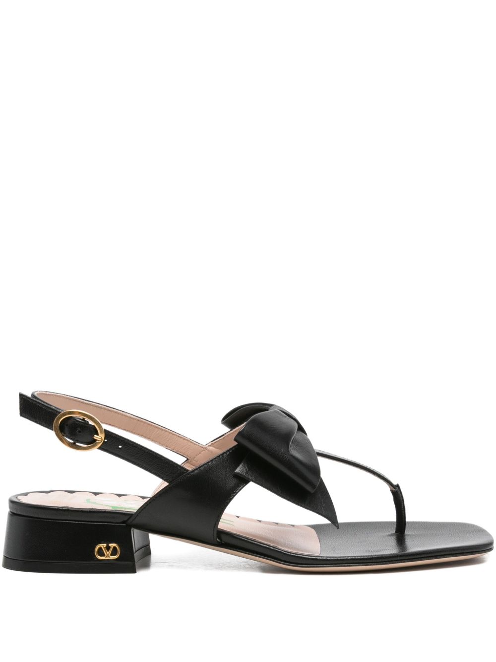 VALENTINO GARAVANI Chic Leather Thong Sandals for Women